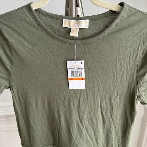 NWT Michael Kors Olive Green Women's Top size Small - Picture 5 of 5